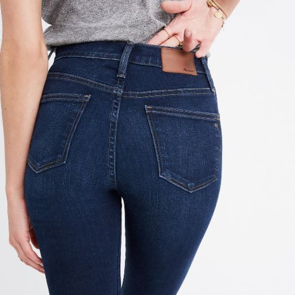 sz 27 Madewell Tall 10" High-Rise Skinny